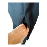 Maeve Dress Women XS Black Linen Blend Asymmetric Hem Sleeveless Ismene Midi Photo 7