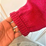 CBI fuschia/pink‎ long sleeved sweater L Pink Size L Photo 2