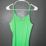 Almost Famous Bright Green Swim Cover-Up Dress Size XL Stretchy Adjustable Straps Photo 1