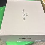 Marc Fisher  MWT Shoes Iggie Medium Natural Suede Fur Trim Lined Ankle bo… Photo 10