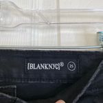 BLANK NYC The Rivington Black High-Rise Zippered Leg Jeans Tuxedo Stripe Size 25 Photo 5