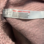 Free People  Beach Anya Tunic Sweater Pink Off Shoulder Boucle Knit NWT Small Photo 7