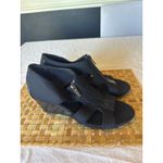 Bandolino Blue Zip Wedge Sandals Photo 4