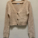 No Boundaries  Women’s Chunky Knit Cardigan Sweater Size- 2XS Photo 0