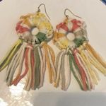 Crochet Boho Fringe Earrings (Handmade) Photo 0