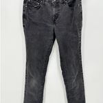 Levi's  505 Straight Leg Black‎ Ink Denim Cotton Blend Jeans Women's Size 4 27x32 Photo 9