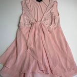 iz Byer California Pink Sleeveless top Casual Party‎ Layered Chiffon S Photo 0