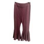 Free People  Mari Ponte Striped Stretch Bell Bottom Flare Pants Womens Size 4 Photo 4