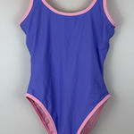 93 Play Street PIPER Lilac/Pink 80s High Cut One Piece Size Medium Purple Photo 0