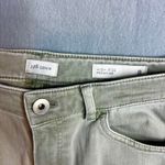 J Jill Denim High Rise Straight Leg Crop PantsSize 8P Denim Light Sage Green Size 8 Photo 3