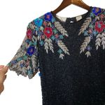 Laurence Kazar Vintage Beaded Sequin Silk Dress Photo 1