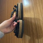 Birkenstock  Granada Double Strap Black Leather Soft Footbed Sandal Photo 5