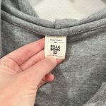 Billabong  Terry Long Sleeve Hoodie Grey Size Lg EUC Photo 3