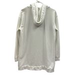 Flirtitude Active Off White French Terry Tunic Hoodie Sweatshirt Womens M L Photo 7