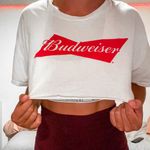 Cropped Budweiser Shirt Size L Photo 0