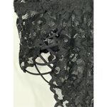 New Mix Black Lace Lingerie Snap Crotch Size S/M Photo 2