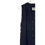 Holding Horses Womens Shirt Dress Button Up Sleeveless Knee length Black Size 8 Photo 2