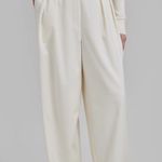 The Frankie Shop Ivory Trousers Photo 0