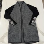 Smartwool  Chup Speren Wrap Sweater Open Front Cardigan Womens Small Gray/Black Photo 1