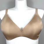 SKIMS Wireless Form Push Up Plunge Bra Size 44D Clay? Beige Padded Lined Logo Photo 1