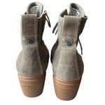 Sorel  Toronto Boots Green Suede Lace Up Wedge Ankle Booties Waterproof Women 8.5 Photo 4