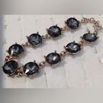 American Vintage Vintage bracelet pendant necklace set Cocktail Party Jewelry Smokey Quartz stone Photo 4
