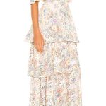 Kendall + Kylie  Anglaise Maxi Ruffle Dress in Collage Floral, Size 8/10​​​​ Photo 1