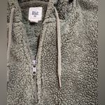 Billabong Cozy Olive Green Sherpa Hoodie Photo 6