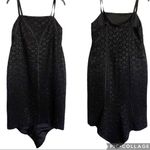 Lane Bryant Isabel Toledo x NWT Deco Seamed Fishtail Midi Dress Black Size 12 Photo 3