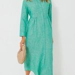 Tuckernuck Pomander Place Sea Green Linen Lydell Button Down Maxi Dress Size S Photo 0