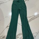 Aritzia  TNA Green Flare Leggings Split Photo 0