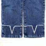 frame denim  Le Nouveau Straight Mid Rise Cuff Detail Cropped Jeans Size 27 Photo 1