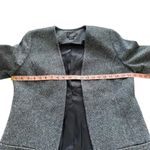 Pendleton Sz S NWT Women's Gray Blue Open Front Long Sleeve Wool Blazer Photo 11