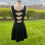 Guess black fit & flare dress with bow back detail Photo 6