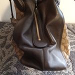 Coach  Signature Brown and Black Shoulder Bag Edie 31 Handbag Womens Photo 2
