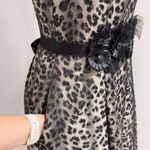 MUSE Women's Leopard Print Fit & Flare Pleated Formal Dress Size 10 Photo 3