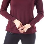 Under Armour Women’s CG Reactor Run Funnel Warm-Up Top | Size Small | Maroon Photo 8