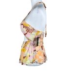Volcom  Floral Tropical Keyhole Halter Cami Top NWT Large Photo 7