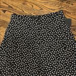 ZARA  Basic Sateen Black Mini Bow Wide Leg Cropped Trouser Pants Women's L NWT Photo 2