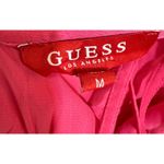 Guess M Pink Milania Tier Ruffle Dress Girlhood Princess Coquette Party Brunch Photo 9