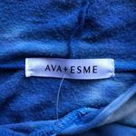 AVA+ESME Blue Tie Dye Hoodie Kangaroo Pocket Pullover Jacket Women's Size Small Photo 5