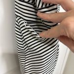 Toad & Co. Black & White Striped Sleeveless Bodycon Dress size small Photo 6
