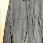 Young Fabulous and Broke Young, Fabulous & Broke Lakeside Linen Romper Womens Medium Black Utility Safari Photo 8