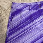 Nike  Golf Purple Speed Striped Skirt Size 12 Photo 5