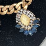 Elegant Mint Green and Blue Statement Necklace Great Condition Photo 2