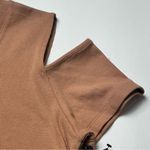 DKNY Jeans Womens Short Sleeve Shoulder Embellishment Cut Out Top Sz XL Photo 3