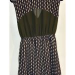 MM Couture  by Miss Me Brown Geometric Diamond Print Sheer Back Photo 99