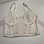 Jessica Simpson Off White Lace Corset Bustier Bra Top 34C Photo 0