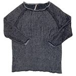 Free People  “lenox” oversized gray and black sweater Photo 0