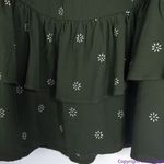 Madewell NEW  Pull-On Ruffle Tiered Mini‎ Skirt in Dot Daisies, XS Photo 9